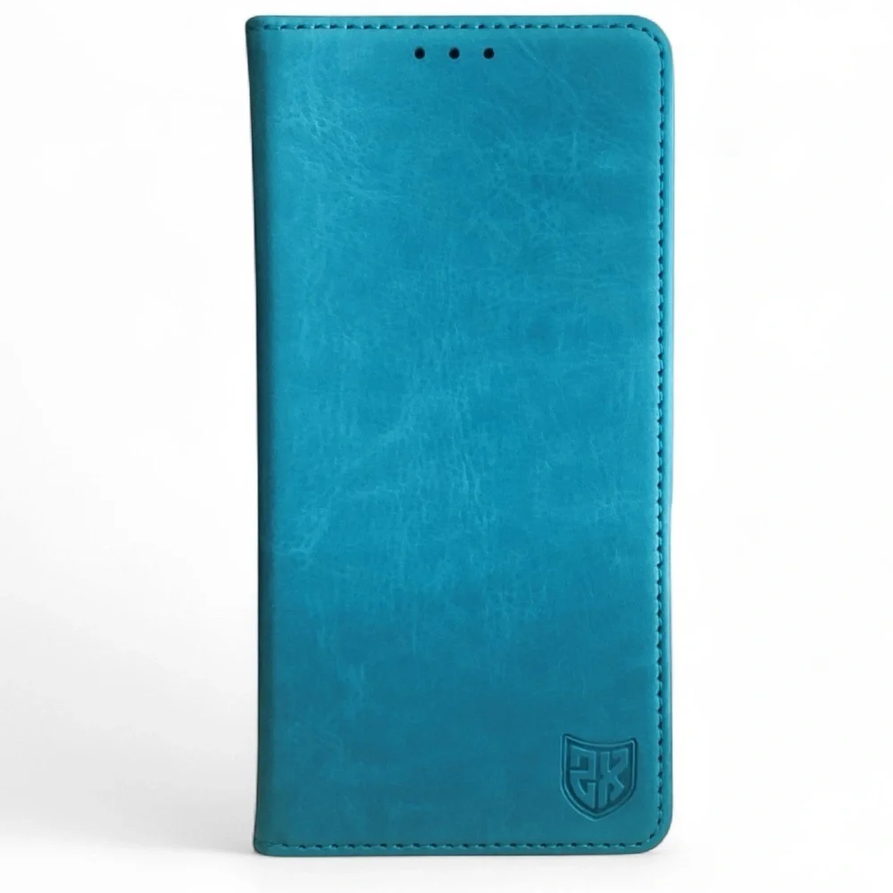 iPhone 17 Phone Wallet Case 2 in 1 Vegan Leather 3 Card Holder Teal 6.3 NWT
